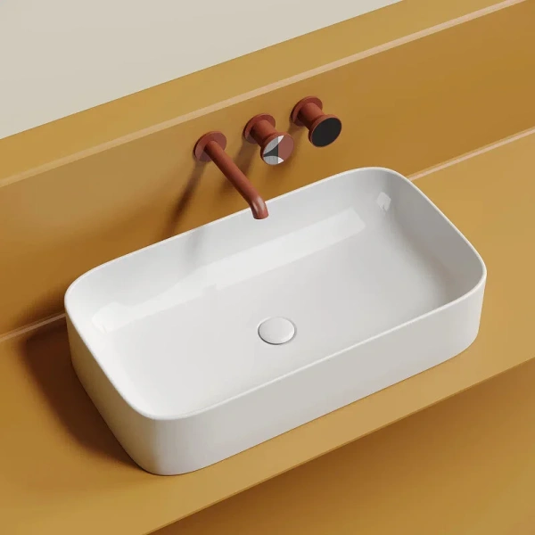 Раковина Ceramica Nova Element 70 см белая глянцевая, в наличии - фото 9