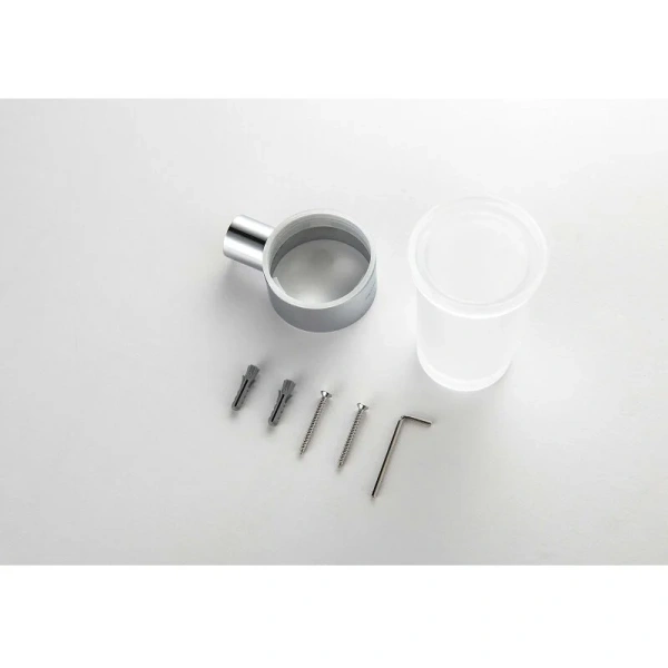 Стакан для ванной Акватек Лира хром - фото 4