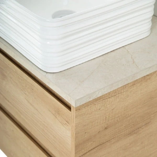 Тумба под раковину подвесная BelBagno Kraft 90 см rovere nebrasca nature - фото 3