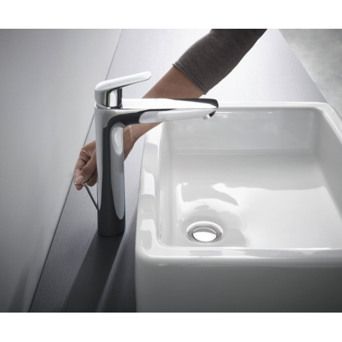 Смеситель для раковины Hansgrohe Logis матовый черный - фото 3
