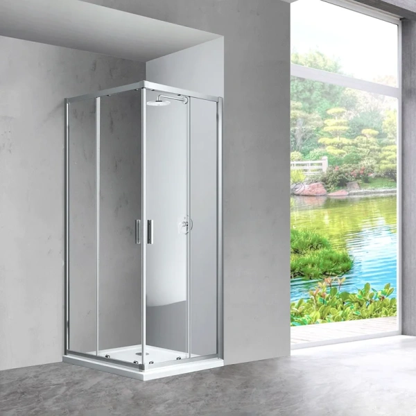 Душевой уголок Vincea Scala 100x80 см хром - фото 1