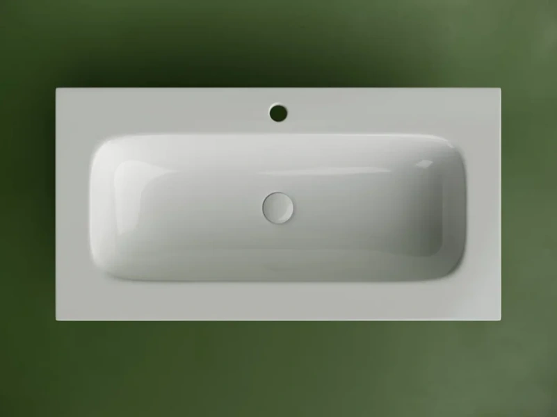 Раковина Ceramica Nova Grace 91 см белая - фото 3