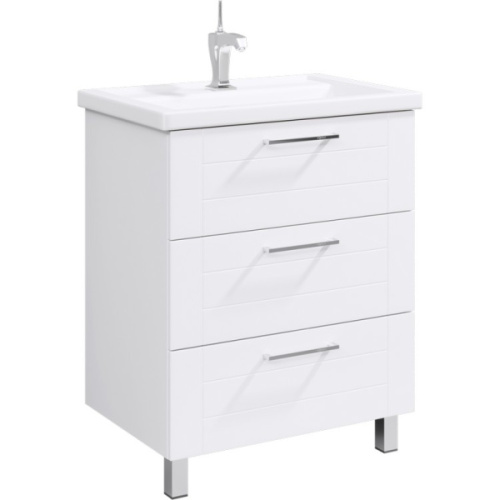 Тумба под раковину напольная Aqwella Манчестер 70 см белая - фото 1