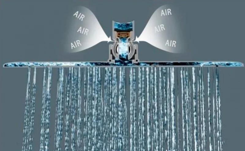 Верхний душ Lemark полированная сталь - фото 2