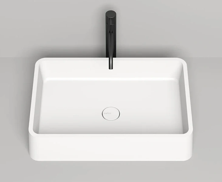 Раковина Salini Gloria 07 60 см накладная, белый матовый - фото 3