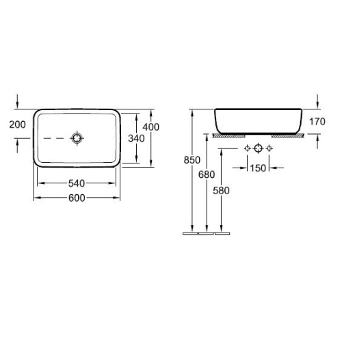 Схема, в форме чаши, прямоугольной формы - фото 5