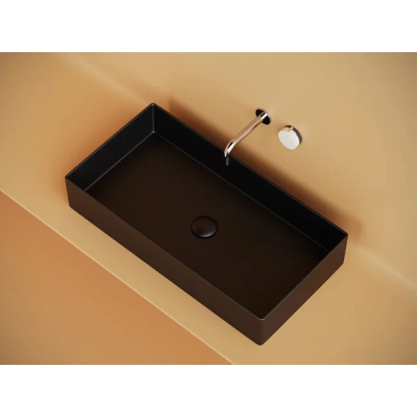 Раковина Ceramica Nova Element 70 см черная матовая - фото 4