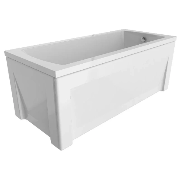 Ванна акриловая Timo Ritta 160x70 см белая, современныe, hi-tech - фото 3