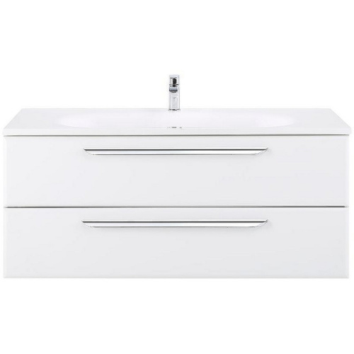 Тумба под раковину подвесная Cezares Eco 120 см bianco lucido - фото 9