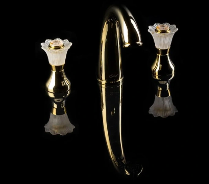 Смеситель для раковины Boheme Camelia на 3 отверстия - фото 4