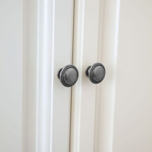 Тумба под раковину, цвет слоновая кость матовый, фурнитура состареное серебро, La Beaute Michel, по запросу index_1 - фото 4