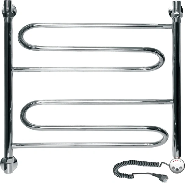 Полотенцесушитель электрический Ника Curve ЛЗ 60/60 см с терморегулятором