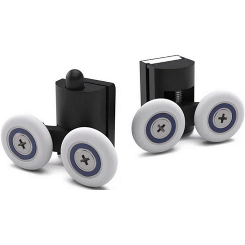 Душевая шторка на ванную профиль черный матовый стекло сатин Vegas-glass, 160 см - фото 2