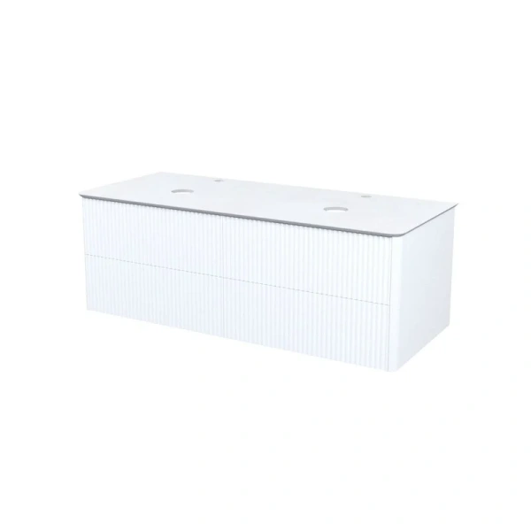 Тумба под раковину подвесная IDDIS Aiger 120 см белая