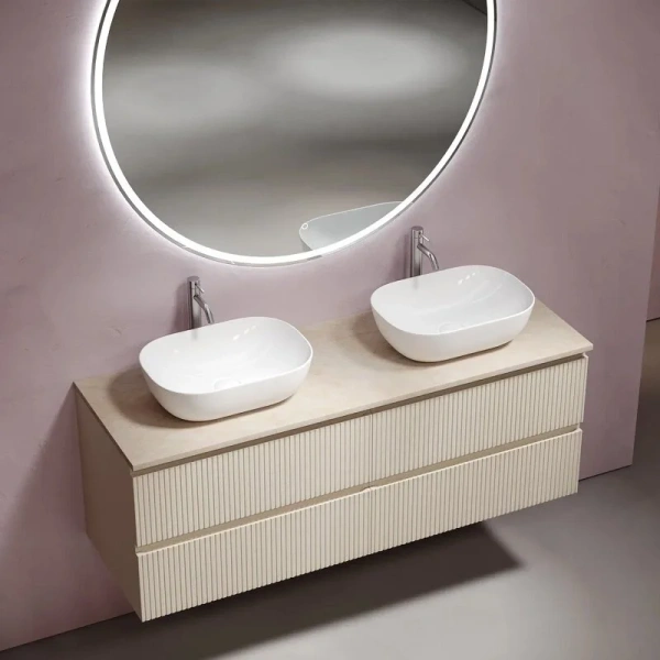 Столешница Sancos 140 см c отверстием под смеситель kreman - фото 4
