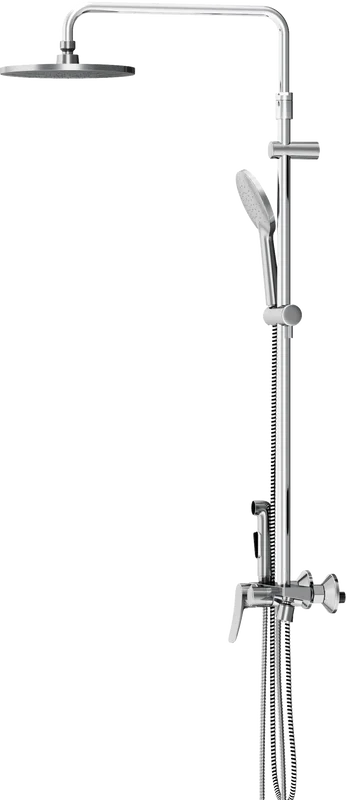 Душевая стойка Damixa Apollo с гигиеническим душем, круглая - фото 1