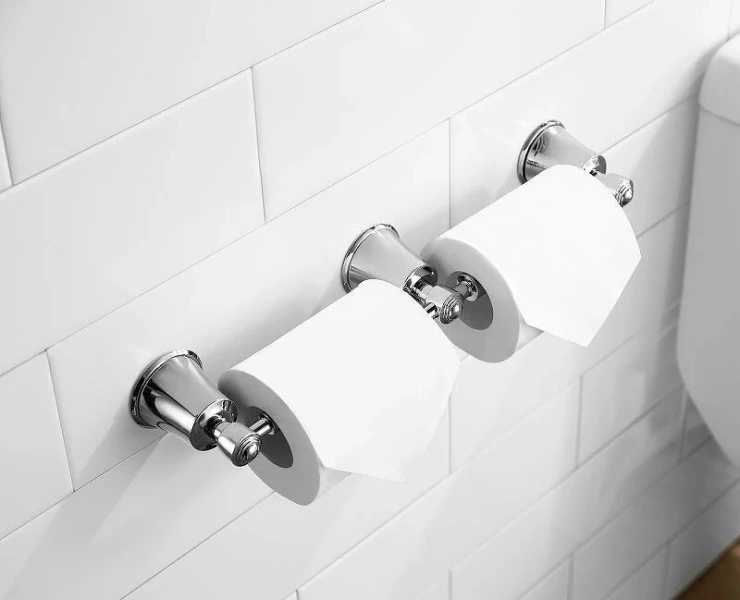 Бумагодержатель Cezares Liberty двойной, хром - фото 3