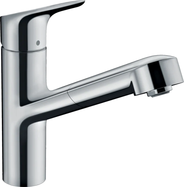 Смеситель для кухни Hansgrohe Focus M43 с вытяжным изливом, хром - фото 1
