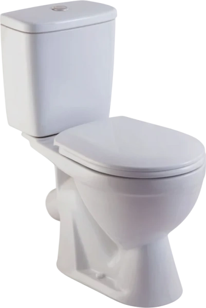 Унитаз компакт Rosa Лира черный кракелюр - фото 4