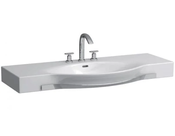 Раковина Laufen Palace 120 см с полотенцедержателем, с 1 отверстием для смесителя - фото 1