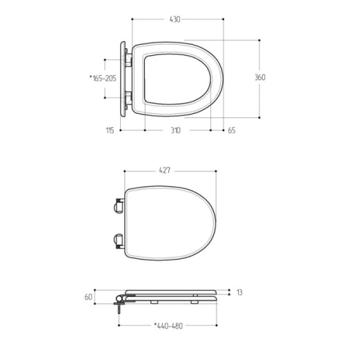 Крышка-сидение с микролифтом Migliore Gianetta 2095 из дерева - фото 4