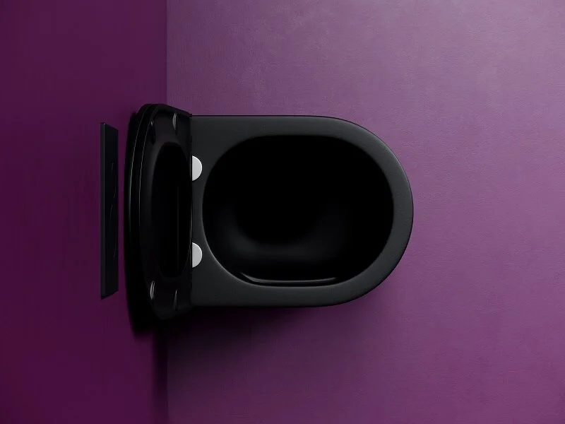 Унитаз подвесной Ceramica Nova Ulma черный, в наличии - фото 9