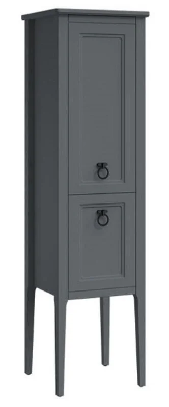 Шкаф-пенал напольный Caprigo Jersey 43 см графит, левый - фото 2