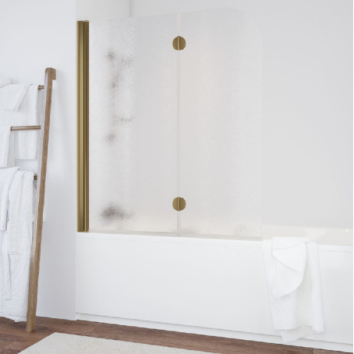 Душевая шторка на ванную стекло шиншилла Vegas-glass E2V 120 02 L, стеклянные - фото 5