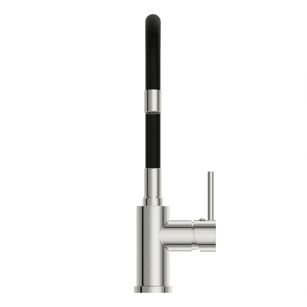 Смеситель для кухни Cersanit Melar хром/черный, в наличии - фото 10