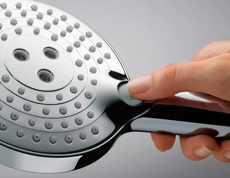 Душевая лейка хром Hansgrohe Raindance Select, душевые лейки - фото 2