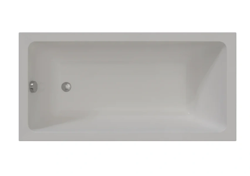Акриловая ванна Радомир Джоанна 2-89-2-0-1-252Р, 140 x 70 см, фронтальный экран, каркас разборный, сифон, слив-перелив автомат в комплекте, белая - фото 1