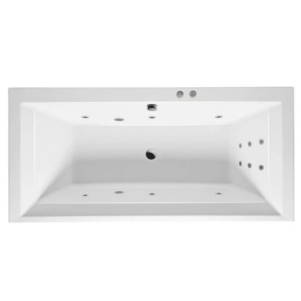 Ванна гидромассажная Excellent Crown Grand Line 190 x 90 см, белый/хром, WAEX.CRG19.LINE.CR - фото 1