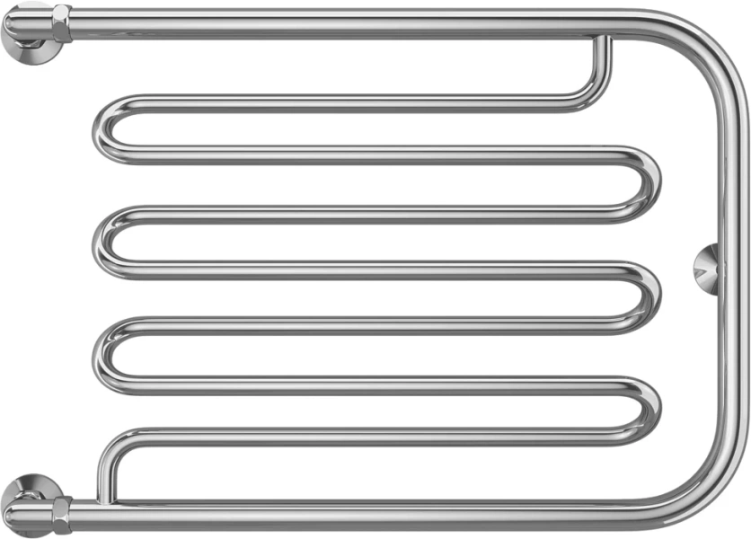 Полотенцесушитель водяной Terminus Фокстрот-Лиана 500x700 хром - фото 3