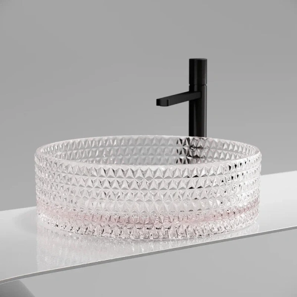 Раковина Ceramica Nova Cristal 36 см розовая - фото 3