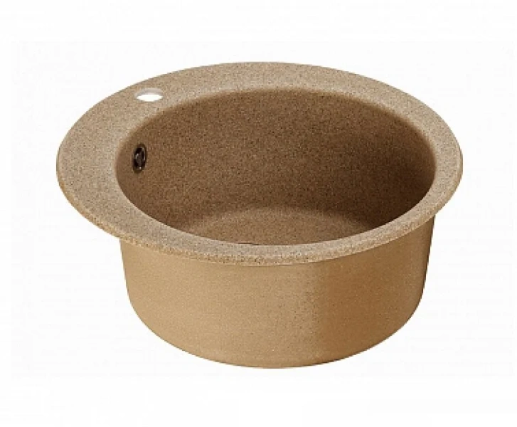 Мойка для кухни Акватон Иверия 48 см терракот, округлой формы - фото 4