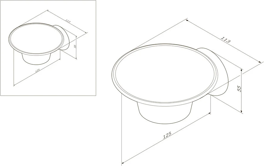 Мыльница Am.Pm Like с настенным держателем - фото 2