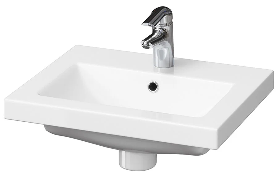 Раковина мебельная Misty Como 50 см белая - фото 1