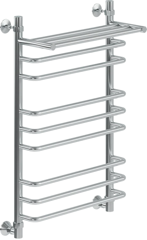 Полотенцесушитель водяной Ника Quadro 80x50 см хром - фото 1