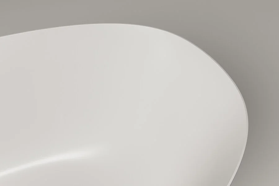 Ванна из искусственного камня Plumberia Selection Veloma, 170 х 75 см, белый матовый, VELOMA 170BO, белые - фото 8