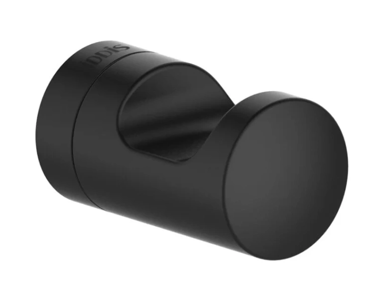 Крючок для ванной IDDIS Noa черный матовый - фото 1