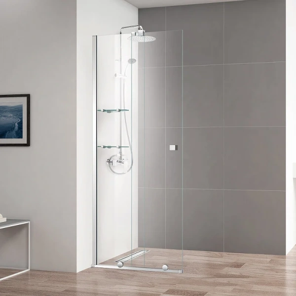 Душевая перегородка Cezares Stream 80 см стекло прозрачное, 80 см - фото 4