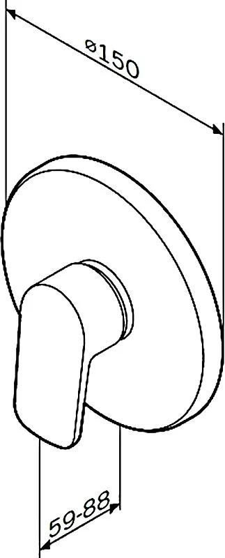 Смеситель для душа AM.PM Spirit F7075000 - фото 2