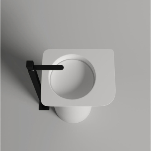 Раковина напольная Salini Ninfea 01 54,5 см белая - фото 3