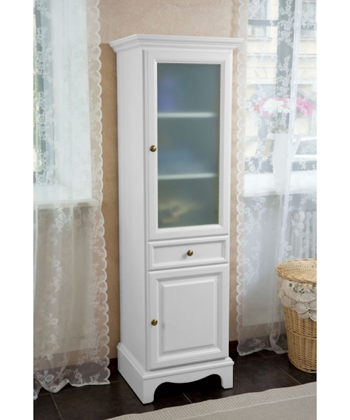 Пенал для ванной La Beaute Michel CMI, окрашенные, с элементами стекла - фото 8