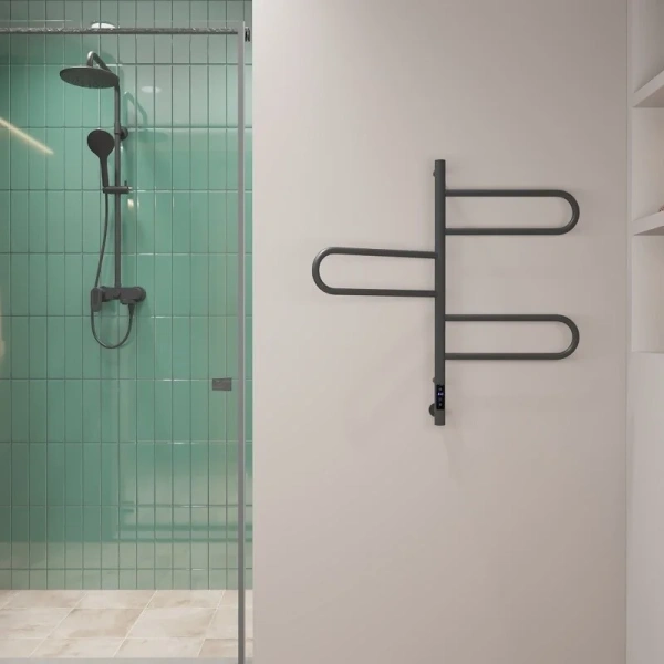 Полотенцесушитель электрический Vincea 44х80 см графит - фото 4