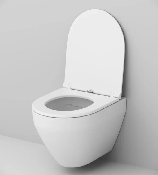 Унитаз с инсталляцией Am.Pm Spirit V2.0 с сиденьем микролифт и белой клавишей - фото 4