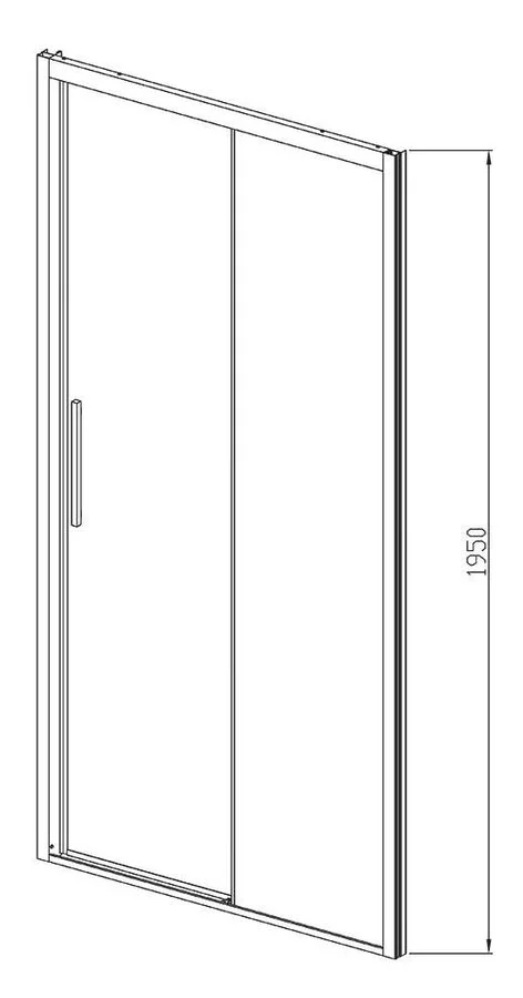 Душевая дверь в нишу Vincea Soft 130 см хром - фото 2