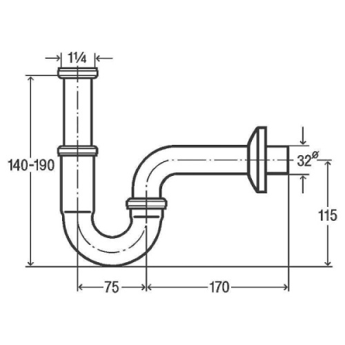 Сифон для раковины Viega 305611 - фото 2