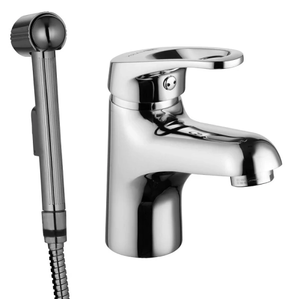 Смеситель для раковины с гигиеническим душем Lemark Omega LM3116C - фото 1