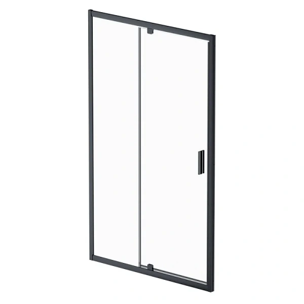Душевая дверь в нишу Am.Pm Gem 120 см профиль черный - фото 1